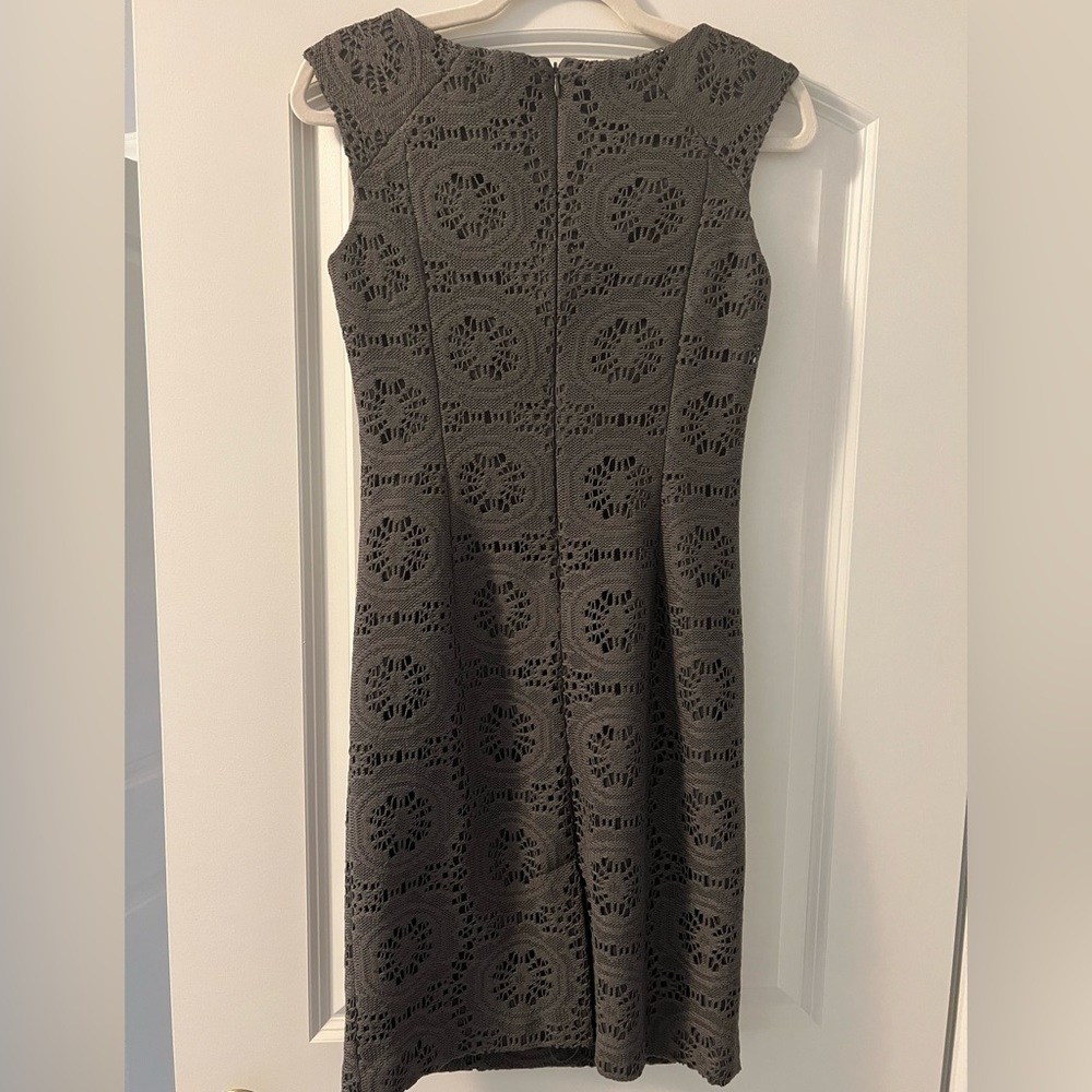 Cute grey lace dress. Never worn with tags. Could wear to work or night out!